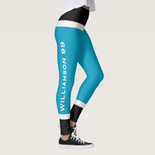 De Kleuren van het team Ice Hockey de Contactdozen Leggings
