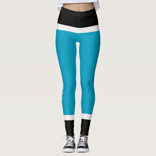 De Kleuren van het team Ice Hockey Sokken kijken L Leggings (Voorkant)
