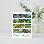 De kleuren van Japan (groen) Briefkaart (Staand voorkant)