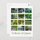 De kleuren van Japan (groen) Briefkaart (Voorkant / Achterkant)