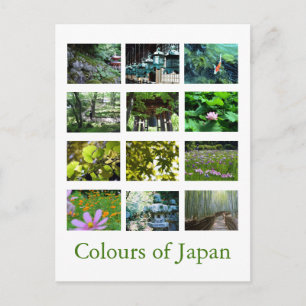 De kleuren van Japan (groen) Briefkaart