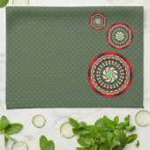De kleuren van Kerst Handdoek (Gevouwen)