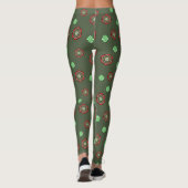 De kleuren van kerst Leggings (Achterkant)
