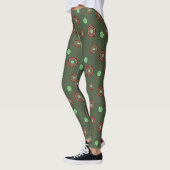De kleuren van kerst Leggings (Links)