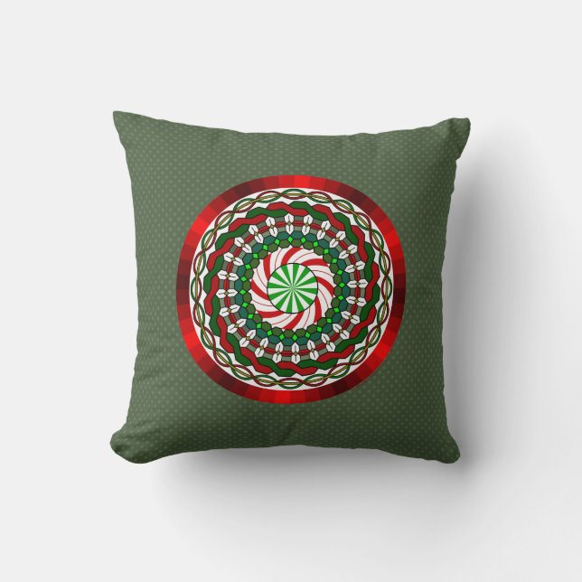 De kleuren van Kerstkussen Kussen (Voorkant)