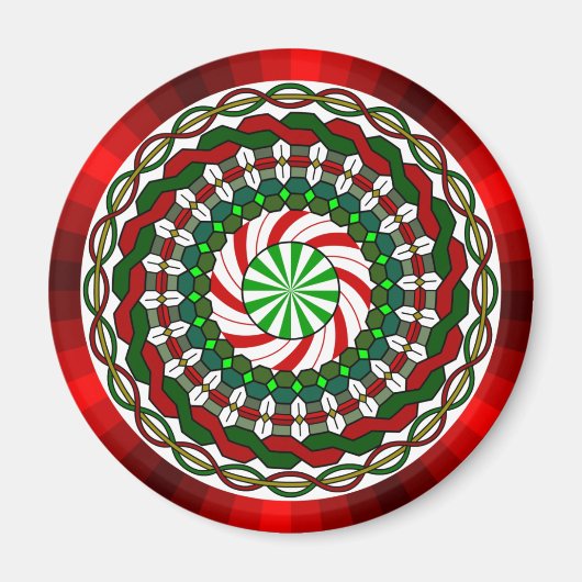 De kleuren van Kerstmagneet Magneet (Voorkant)