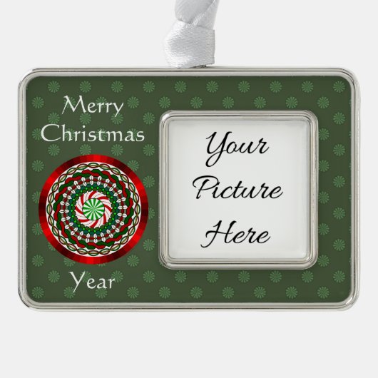 De kleuren van Kerstmis Frame Ornament (Voorkant)