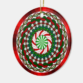 De kleuren van Kerstmis Ornament (Links)