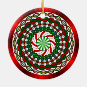 De kleuren van Kerstmis Ornament (Achterkant)
