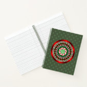 De kleuren van Kerstmis Spiraal Notebook Notitieboek (Binnen)