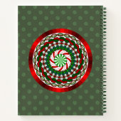 De kleuren van Kerstmis Spiraal Notebook Notitieboek (Achterkant)