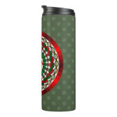 De kleuren van kerstthermische getumbler thermosbeker (Geroteerd rechts)
