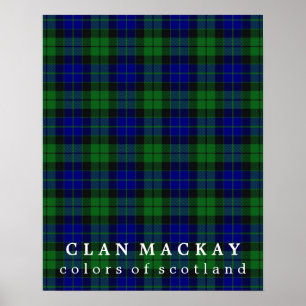 De Kleuren van MacKay van de clan van het Geruite Poster