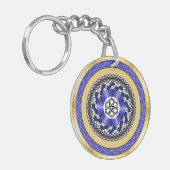 De kleuren van New Years Acryl Sleutelhanger (Voorkant Links)