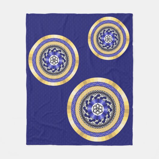 De kleuren van New Years Fleece Blanket Deken (Voorkant)
