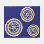 De kleuren van New Years Fleece Blanket Deken (Voorkant (Horizontaal))