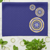 De kleuren van New Years Handdoek (Gevouwen)