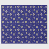 De kleuren van New Years Wrapping Paper Cadeaupapier (Vlak)