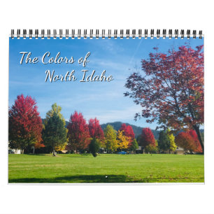 De Kleuren van Noord-Idaho 18 Maanden Kalender