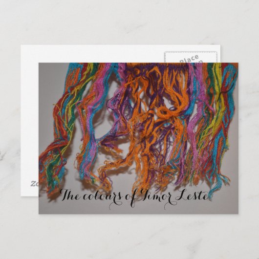 De kleuren van Oost-Timor Briefkaart (Voorkant / Achterkant)