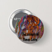 De kleuren van Oost-Timor Ronde Button 5,7 Cm (Voorkant /achterkant)