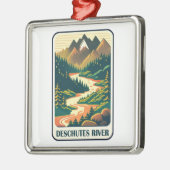 De kleuren van River Oregon Metalen Ornament (Links)