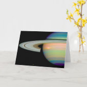 De kleuren van Saturnus Kaart (Gele Bloem)