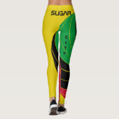 De kleuren van st. Kitt & Nevis Leggings (Achterkant)