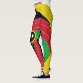 De kleuren van st. Kitt & Nevis Leggings (Links)