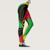 De kleuren van st. Kitt & Nevis Leggings (Rechts)
