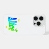 De kleuren voor Alice, iPhone Hoesje (Achterkant horizontaal)