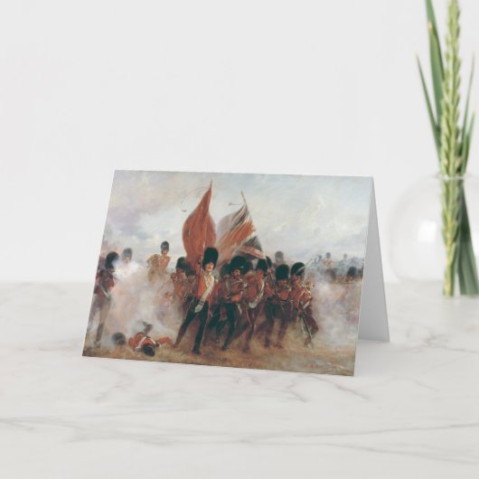 De kleuren: Vooruitgang van de Schots-wachten Kaart (Voorkant)