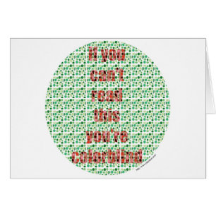 De kleurenblinde test