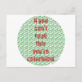 De kleurenblinde test briefkaart (Voorkant)