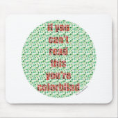 De kleurenblinde test muismat (Voorkant)