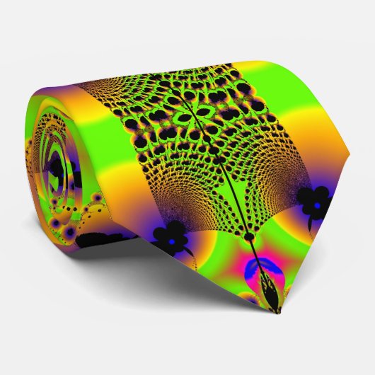 De kleurenmatrix stropdas (Opgerold)