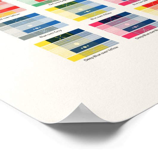 De kleurenprinter poster (Hoek)