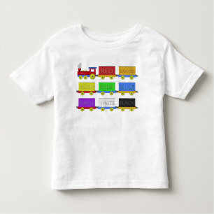 De kleurentrein kinder shirts