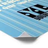 De kleurenwerknemer van de douane van de vertoning poster (Hoek)