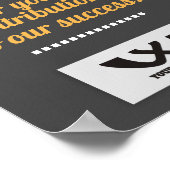 De kleurenwerknemer van de douane van de vertoning poster (Hoek)