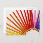 De Kleurpotloden van de regenboog Briefkaart (Voorkant / Achterkant)
