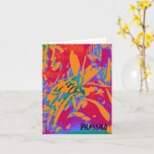 De kleurrijke Abstracte Kaart van de Nota van de (Gele Bloem)