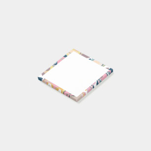 De kleurrijke Abstracte Wervelingen van de Verf in Post-it® Notes