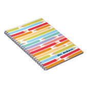 De kleurrijke Appreciatie van de Leraar van de Notitieboek (Rechterzijde)