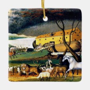 De kleurrijke ark van Noach Keramisch Ornament
