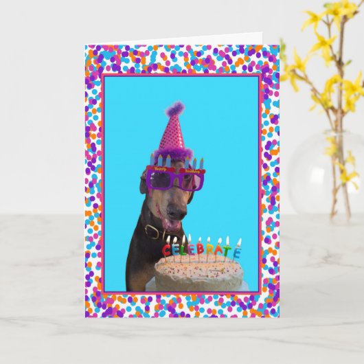 De kleurrijke Cake van de Viering van de Kaart (Gele Bloem)