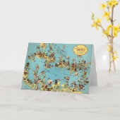 De kleurrijke Caribische eilanden Kaart (Gele Bloem)