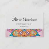 De kleurrijke cirkel van India: een decoratieve ma Klantenkaartje (Voorkant)