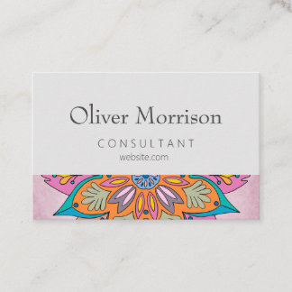 De kleurrijke cirkel van India: een decoratieve ma Klantenkaartje