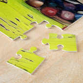 De kleurrijke digitale kunst in de wijnbouw legpuzzel (Zijkant)